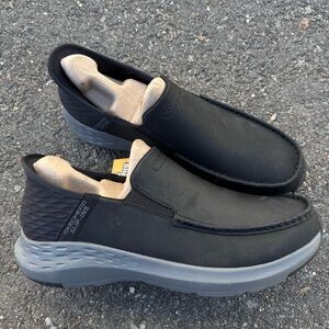 NEW Skechers Parson Oswin Slip-Ins Loafer Shoes Men's Size 10.5 Black Brand New!